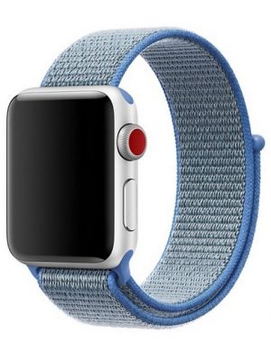 König Design Smartwatch-Armband, Apple Watch Series 1 / 2 / 3 / 4 / 5 / 102 40-38 mm Ersatz Sportarmband Blau