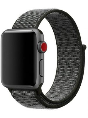 König Design Smartwatch-Armband, Apple Watch Series 1 / 2 / 3 / 4 / 5 / 102 40-38 mm Ersatz Sportarmband Grau