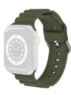 König Design Smartwatch-Armband, Apple Watch Series 1 / 2 / 3 / 4 / 5 / 102 40-38 mm Ersatz Sportarmband Grün