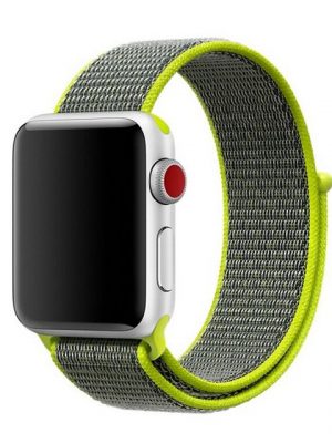 König Design Smartwatch-Armband, Apple Watch Series 1 / 2 / 3 / 4 / 5 / 102 40-38 mm Ersatz Sportarmband Grün