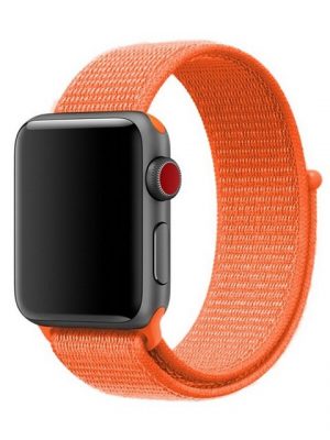 König Design Smartwatch-Armband, Apple Watch Series 1 / 2 / 3 / 4 / 5 / 102 40-38 mm Ersatz Sportarmband Orange