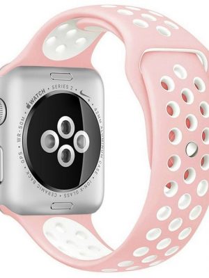 König Design Smartwatch-Armband, Apple Watch Series 1 / 2 / 3 / 4 / 5 / 102 40-38 mm Ersatz Sportarmband Rosa