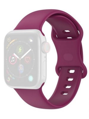 König Design Smartwatch-Armband, Apple Watch Series 1 / 2 / 3 / 4 / 5 / 102 40-38 mm Ersatz Sportarmband Rot