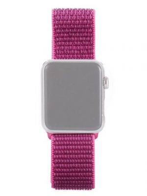 König Design Smartwatch-Armband, Apple Watch Series 1 / 2 / 3 / 4 / 5 / 102 40-38 mm Ersatz Sportarmband Rot