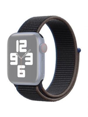 König Design Smartwatch-Armband, Apple Watch Series 1 / 2 / 3 / 4 / 5 / 102 40-38 mm Ersatz Sportarmband Schwarz