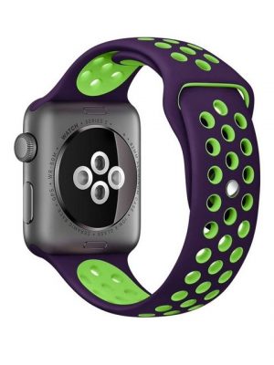 König Design Smartwatch-Armband, Apple Watch Series 1 / 2 / 3 / 4 / 5 / 102 40-38 mm Ersatz Sportarmband Violett