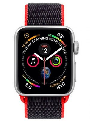 König Design Smartwatch-Armband "Apple Watch Series 8 7 6 SE 5 4 3 2 1", Sport Loop Armband Nylon Arm Band