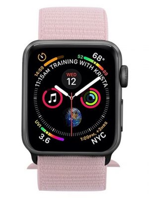 König Design Smartwatch-Armband "Apple Watch Series 8 7 6 SE 5 4 3 2 1", Sport Loop Armband Nylon Arm Band