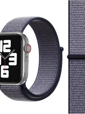 König Design Smartwatch-Armband "Apple Watch Series 8 7 6 SE 5 4 3 2 1", Sport Loop Armband Nylon Arm Band