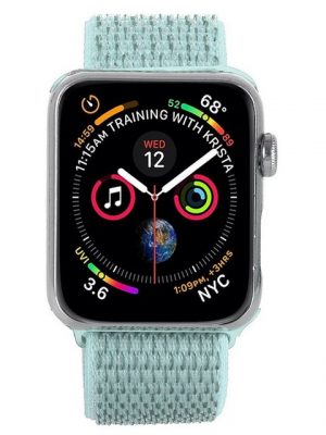 König Design Smartwatch-Armband "Apple Watch Series 8 7 6 SE 5 4 3 2 1", Sport Loop Armband Nylon Arm Band