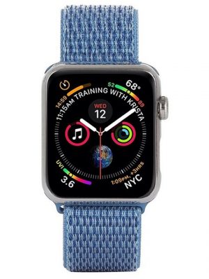 König Design Smartwatch-Armband "Apple Watch Series 8 7 6 SE 5 4 3 2 1", Sport Loop Armband Nylon Arm Band