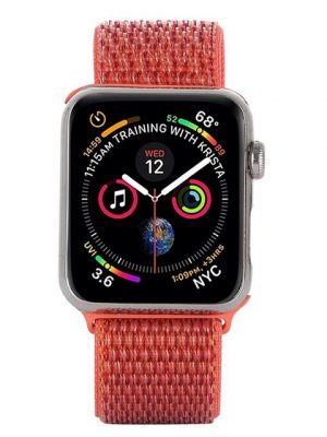 König Design Smartwatch-Armband "Apple Watch Series 8 7 6 SE 5 4 3 2 1", Sport Loop Armband Nylon Arm Band