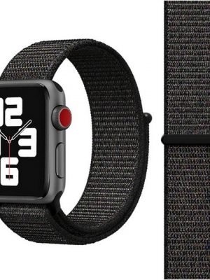 König Design Smartwatch-Armband "Apple Watch Series 8 7 6 SE 5 4 3 2 1", Sport Loop Armband Nylon Arm Band