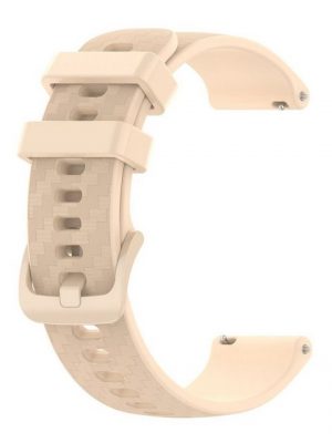 König Design Smartwatch-Armband, Armband für Garmin Forerunner 645 Music 20mm - Uhrenarmband Ersatz Armband Band Loop Beige