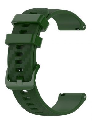 König Design Smartwatch-Armband, Armband für Garmin Forerunner 645 Music 20mm - Uhrenarmband Ersatz Armband Band Loop Dunkelgrün