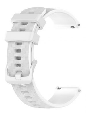 König Design Smartwatch-Armband, Armband für Garmin Venu SQ 20mm - Uhrenarmband Ersatz Armband Band Loop Weiß