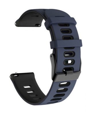 König Design Smartwatch-Armband, Armband für Honor Magic Watch 2 42mm - Uhrenarmband Ersatz Armband Band Loop Dunkelblau Schwarz