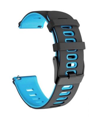 König Design Smartwatch-Armband, Armband für Honor Magic Watch 2 42mm - Uhrenarmband Ersatz Armband Band Loop Schwarz Blau