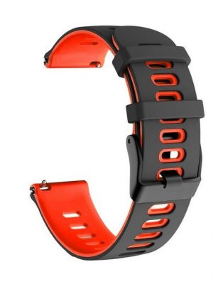 König Design Smartwatch-Armband, Armband für Honor Magic Watch 2 42mm - Uhrenarmband Ersatz Armband Band Loop Schwarz Rot