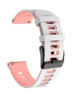 König Design Smartwatch-Armband, Armband für Honor Magic Watch 2 42mm - Uhrenarmband Ersatz Armband Band Loop Weiß Rosa