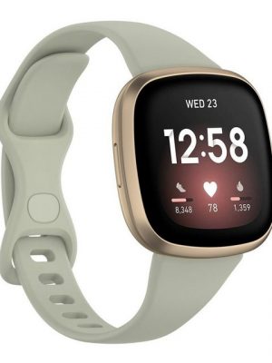 König Design Smartwatch-Armband "Fitbit Versa 3", Sport Ersatz Armband für Fitbit Versa 3 Silikon Band Loop Uhrenarmband Large