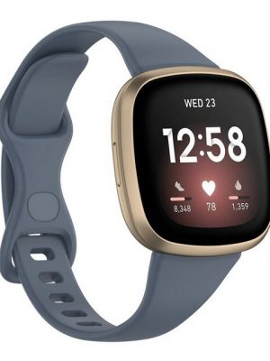 König Design Smartwatch-Armband "Fitbit Versa 3", Sport Ersatz Armband für Fitbit Versa 3 Silikon Band Loop Uhrenarmband Large