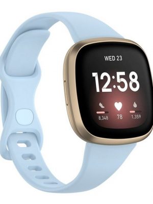 König Design Smartwatch-Armband "Fitbit Versa 3", Sport Ersatz Armband für Fitbit Versa 3 Silikon Band Loop Uhrenarmband Large