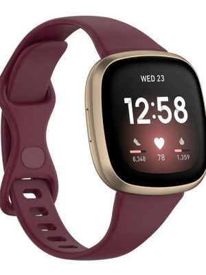 König Design Smartwatch-Armband "Fitbit Versa 3", Sport Ersatz Armband für Fitbit Versa 3 Silikon Band Loop Uhrenarmband Large