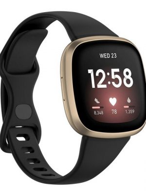 König Design Smartwatch-Armband "Fitbit Versa 3", Sport Ersatz Armband für Fitbit Versa 3 Silikon Band Loop Uhrenarmband Large