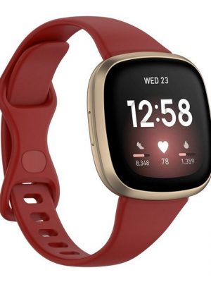 König Design Smartwatch-Armband "Fitbit Versa 3", Sport Ersatz Armband für Fitbit Versa 3 Silikon Band Loop Uhrenarmband Large