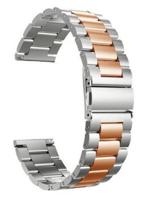 König Design Smartwatch-Armband, Smartwatch-Armband für Huawei Watch GT 3 42mm Sport Ersatz Armband Edelstahl Silber Rose Gold