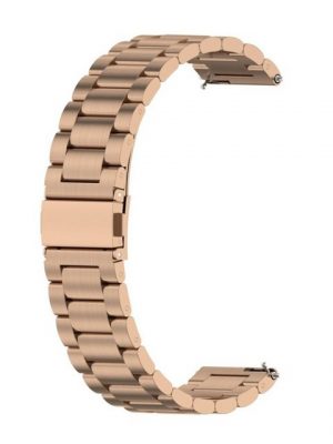 König Design Smartwatch-Armband, Smartwatch-Armband für Huawei Watch GT 3 46mm Sport Ersatz Armband Edelstahl Rose Gold