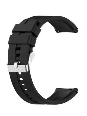 König Design Smartwatch-Armband, Smartwatch-Armband für Huawei Watch GT 3 46mm Sport Ersatz Armband Silikon Schwarz