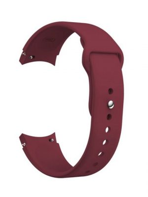 König Design Smartwatch-Armband, Smartwatch-Armband für Samsung Galaxy Watch 4 40mm Sport Ersatz Armband Silikon Wein Rot