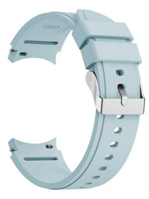 König Design Smartwatch-Armband, Smartwatch-Armband für Samsung Galaxy Watch 4 44mm Sport Ersatz Armband Silikon Hellblau