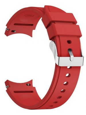 König Design Smartwatch-Armband, Smartwatch-Armband für Samsung Galaxy Watch 4 Classic 42mm Sport Ersatz Armband Silikon Rot