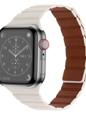 König Design Smartwatch-Armband, Sport Ersatz Armband für Apple Watch 38 - 45 Series 8 7 6 SE 5 4 3 2 1 Leder Band Loop