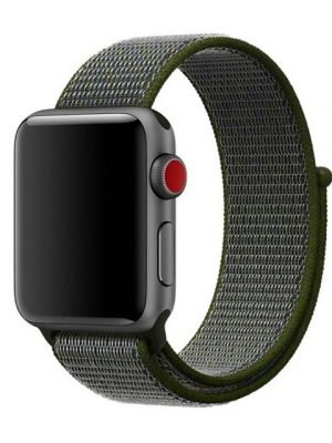 König Design Smartwatch-Armband, Sport Ersatz Armband für Apple Watch Series 1-7 / 42-45 mm Nylon Band Loop