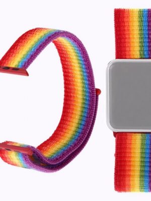 König Design Smartwatch-Armband, Sport Ersatz Armband für Apple Watch Series 1-7 / 42-45 mm Nylon Band Loop