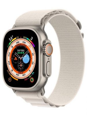 König Design Smartwatch-Armband, Sport Ersatz Armband für Apple Watch Ultra 49mm Silikon Band Loop