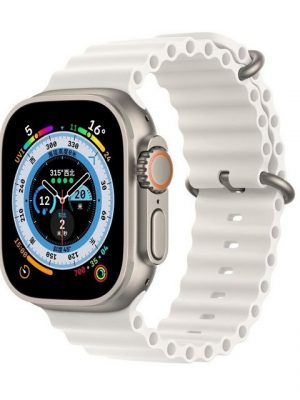 König Design Smartwatch-Armband, Sport Ersatz Armband für Apple Watch Ultra 49mm Silikon Band Loop