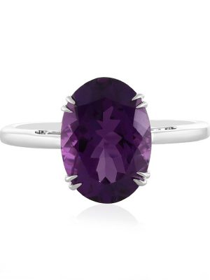 Marokkanischer Amethyst-Silberring