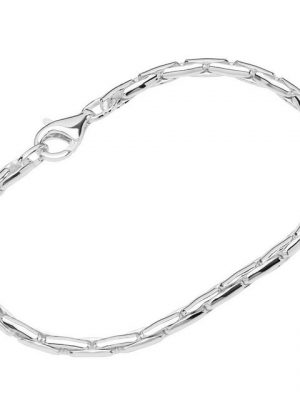 NKlaus Silberarmband "Armband 925 Sterling Silber 19cm Ankerkette rund g" (1 Stück), Made in Germany