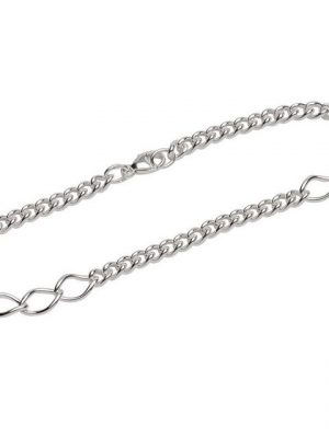 NKlaus Silberarmband "Armband 925 Sterling Silber 19cm Figaro Panzerkett" (1 Stück), Made in Germany