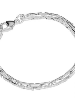 NKlaus Silberarmband "Armband 925 Sterling Silber 19cm Königskette rund" (1 Stück), Made in Germany