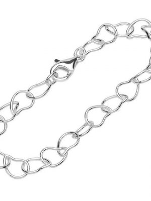 NKlaus Silberarmband "Armband 925 Sterling Silber 20cm Ankerkette Damen" (1 Stück), Made in Germany