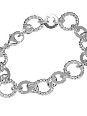 NKlaus Silberarmband "Armband 925 Sterling Silber 20cm Designer Kette Da" (1 Stück), Made in Germany