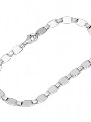 NKlaus Silberarmband "Armband 925 Sterling Silber 21cm Calla Kette Unise" (1 Stück), Made in Germany