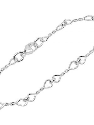 NKlaus Silberarmband "Armband 925 Sterling Silber 21cm Designer Kette Da" (1 Stück), Made in Germany