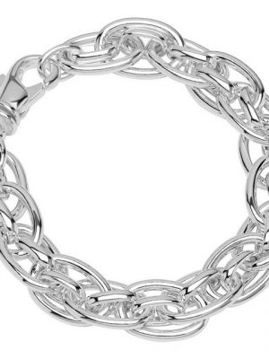 NKlaus Silberarmband "Armband 925 Sterling Silber 22cm Designer Kette Da" (1 Stück), Made in Germany